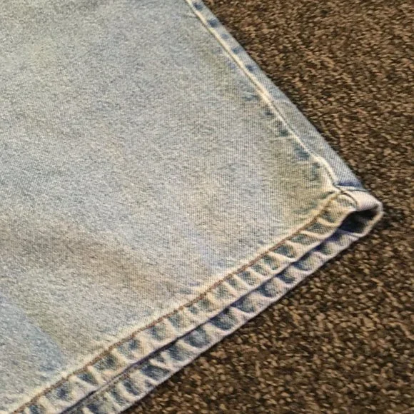 Levi's Vtg Y2K Women's Hi Rise Denim Shorts 14R - Picture 3 of 12